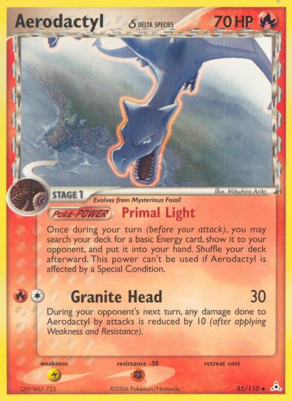 Aerodactyl 035/111 — EX Fantasmi di Holon (Italian Pokémon TCG card)