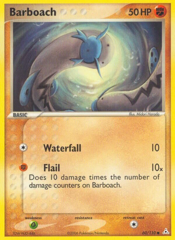 Barboach 060/111 — EX Fantasmi di Holon (Italian Pokémon TCG card)