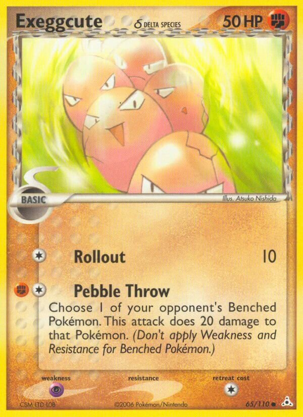 Exeggcute 065/111 — EX Fantasmi di Holon (Italian Pokémon TCG card)