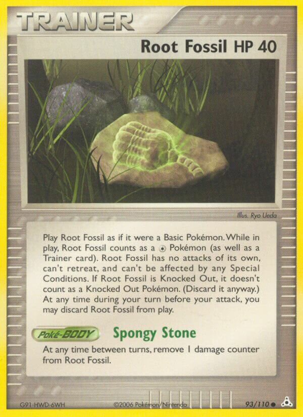 Root Fossil 093/111 — EX Fantasmi di Holon (Italian Pokémon TCG card)