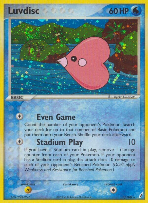 Luvdisc 007/100 — EX Guardiani dei Cristalli (Italian Pokémon TCG card)