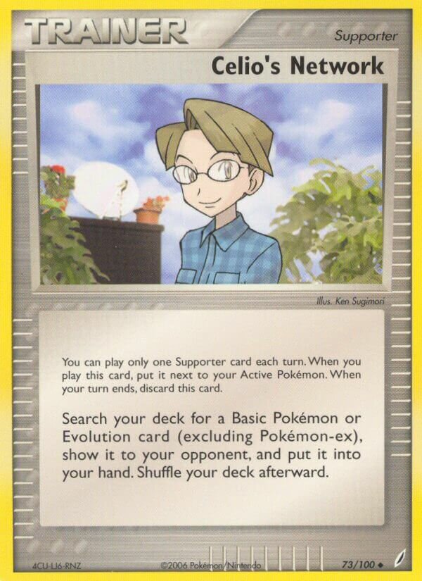 Celio's Network 073/100 — EX Guardiani dei Cristalli (Italian Pokémon TCG card)