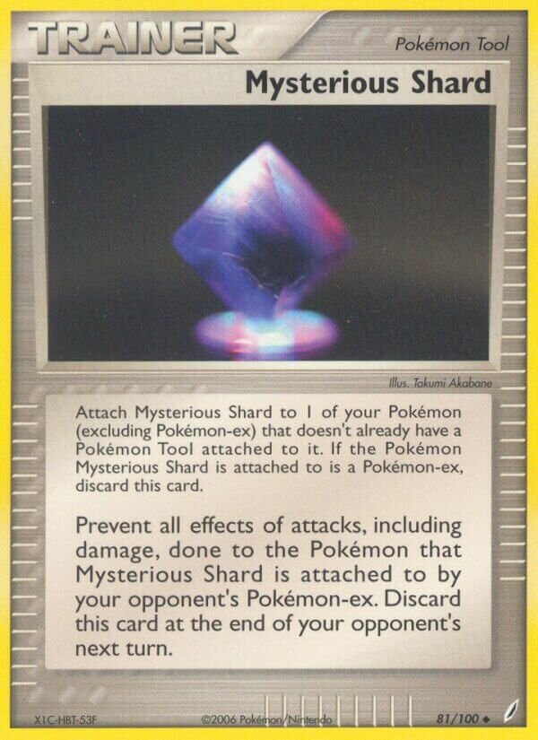 Mysterious Shard 081/100 — EX Guardiani dei Cristalli (Italian Pokémon TCG card)