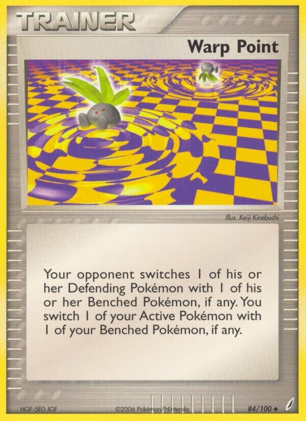 Warp Point 084/100 — EX Guardiani dei Cristalli (Italian Pokémon TCG card)