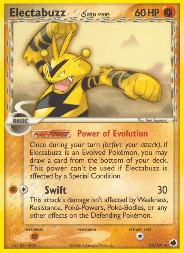 Electabuzz 029/101 — EX L’Isola dei Draghi (Italian Pokémon TCG card)