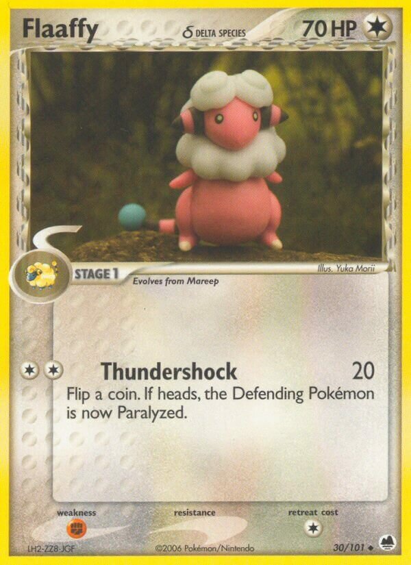 Flaaffy 030/101 — EX L’Isola dei Draghi (Italian Pokémon TCG card)