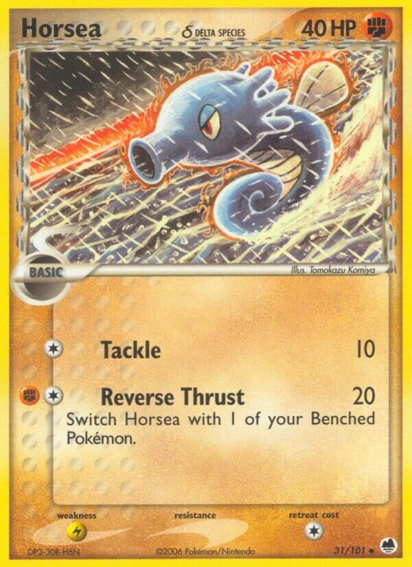 Horsea 031/101 — EX L’Isola dei Draghi (Italian Pokémon TCG card)