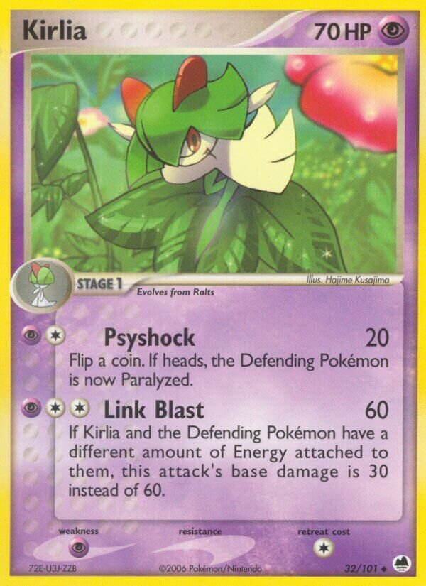 Kirlia 032/101 — EX L’Isola dei Draghi (Italian Pokémon TCG card)