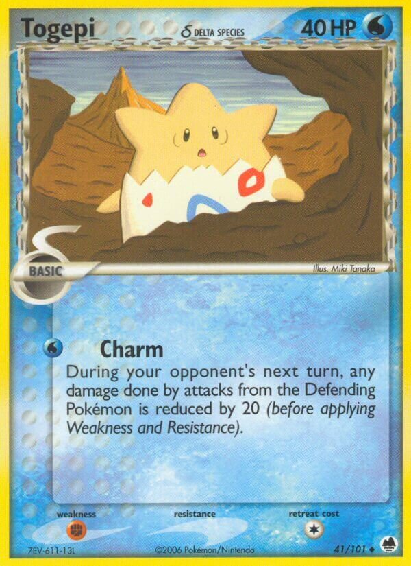 Togepi 041/101 — EX L’Isola dei Draghi (Italian Pokémon TCG card)