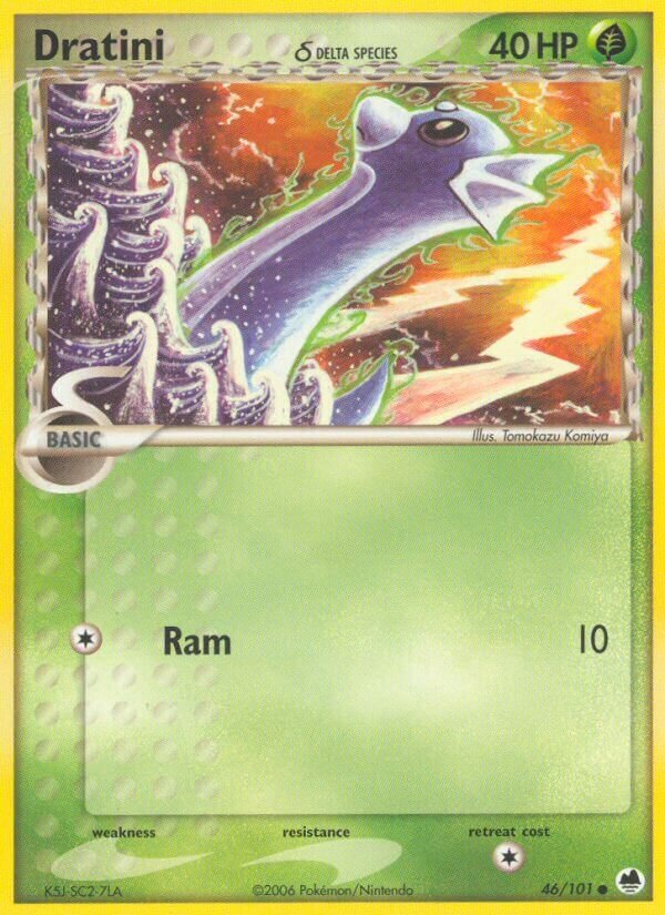 Dratini 046/101 — EX L’Isola dei Draghi (Italian Pokémon TCG card)
