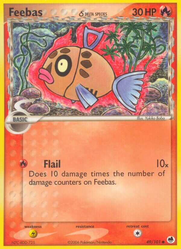 Feebas 049/101 — EX L’Isola dei Draghi (Italian Pokémon TCG card)
