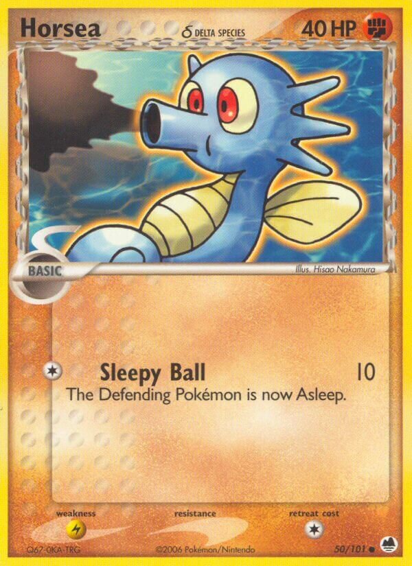 Horsea 050/101 — EX L’Isola dei Draghi (Italian Pokémon TCG card)