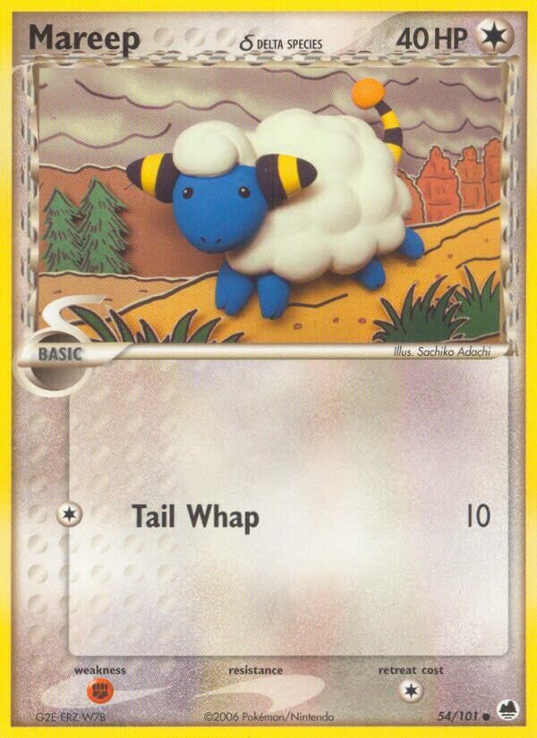 Mareep 054/101 — EX L’Isola dei Draghi (Italian Pokémon TCG card)