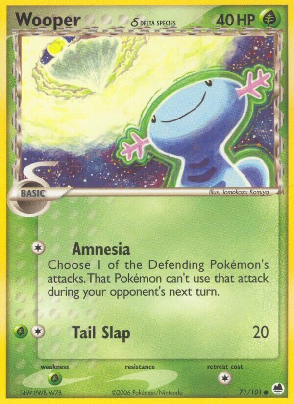 Wooper 071/101 — EX L’Isola dei Draghi (Italian Pokémon TCG card)