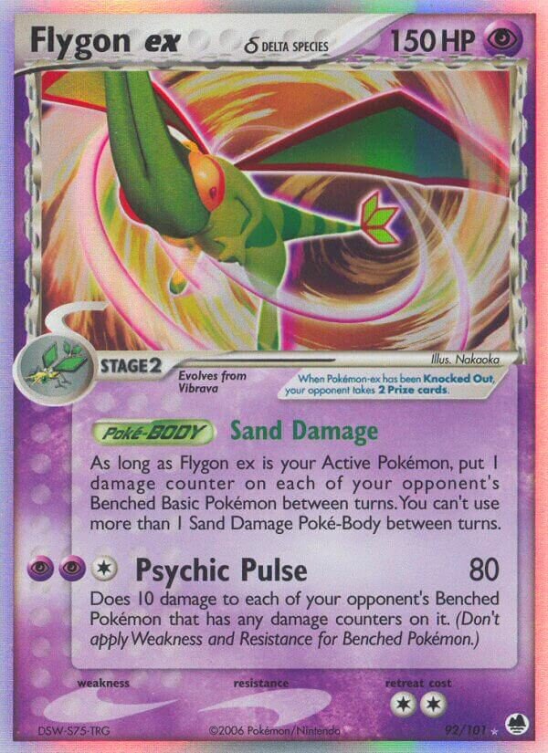 Flygon ex 092/101 — EX L’Isola dei Draghi (Italian Pokémon TCG card)