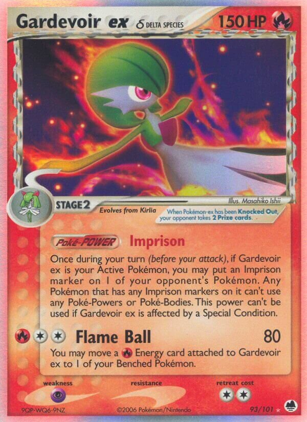 Gardevoir ex 093/101 — EX L’Isola dei Draghi (Italian Pokémon TCG card)