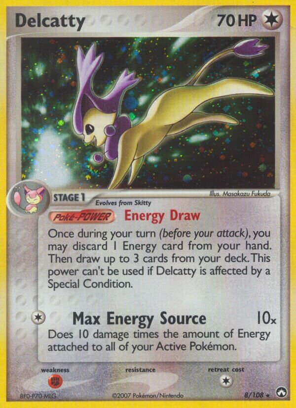 Delcatty 008/108 — EX Power Keepers (Italian Pokémon TCG card)