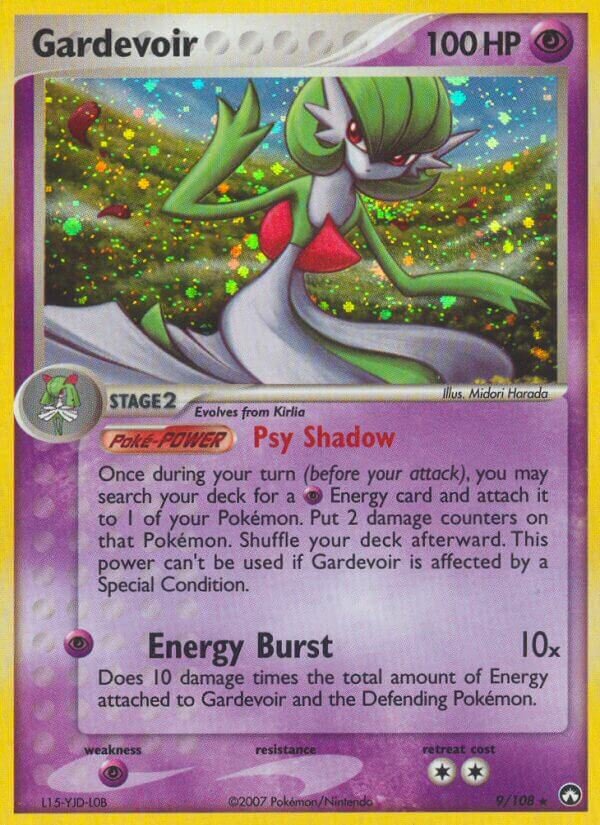 Gardevoir 009/108 — EX Power Keepers (Italian Pokémon TCG card)