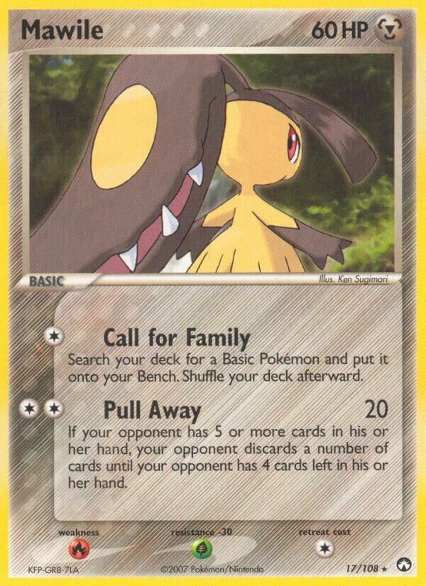 Mawile 017/108 — EX Power Keepers (Italian Pokémon TCG card)