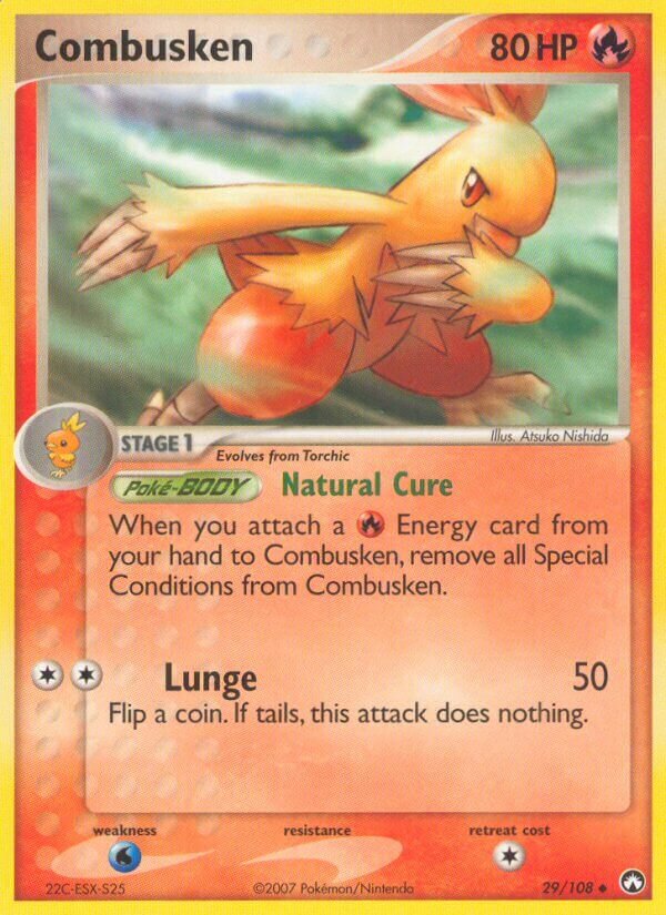 Combusken 029/108 — EX Power Keepers (Italian Pokémon TCG card)