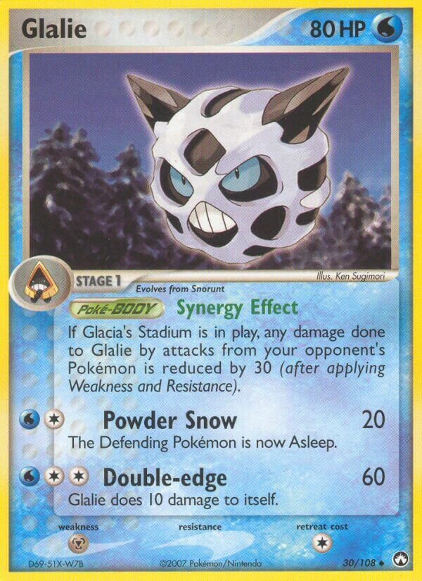 Glalie 030/108 — EX Power Keepers (Italian Pokémon TCG card)