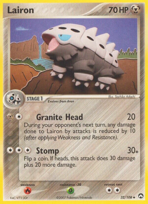 Lairon 032/108 — EX Power Keepers (Italian Pokémon TCG card)