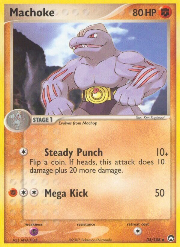 Machoke 033/108 — EX Power Keepers (Italian Pokémon TCG card)