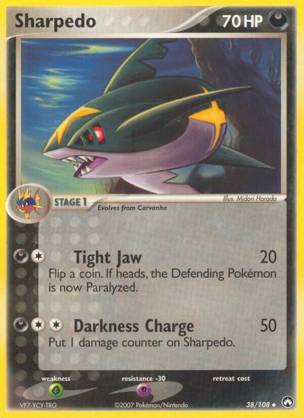 Sharpedo 038/108 — EX Power Keepers (Italian Pokémon TCG card)