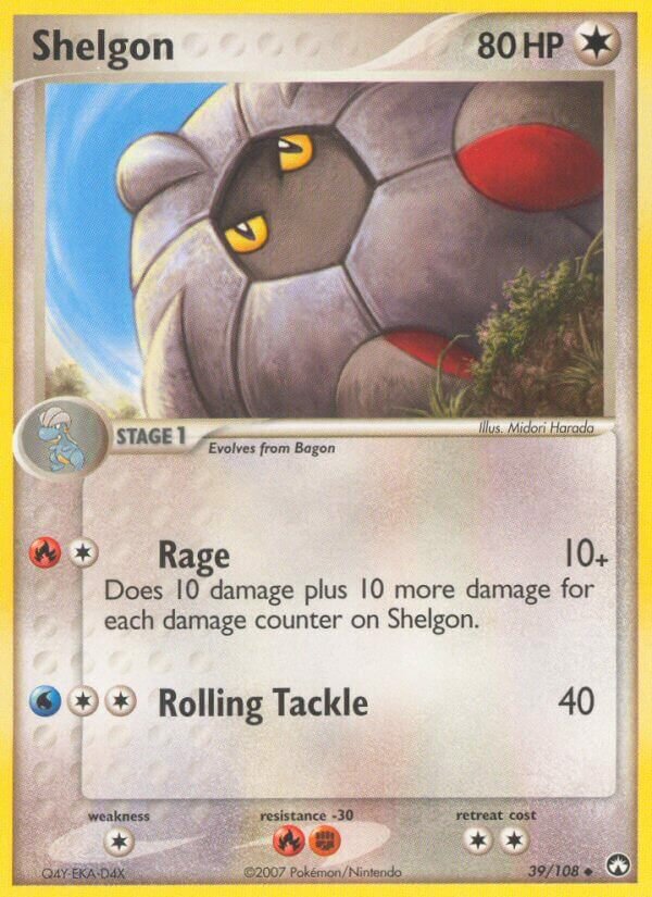 Shelgon 039/108 — EX Power Keepers (Italian Pokémon TCG card)