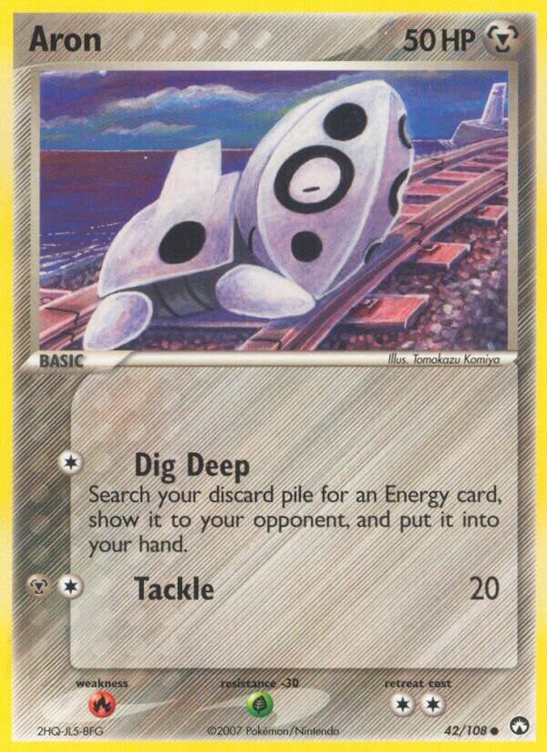 Aron 042/108 — EX Power Keepers (Italian Pokémon TCG card)