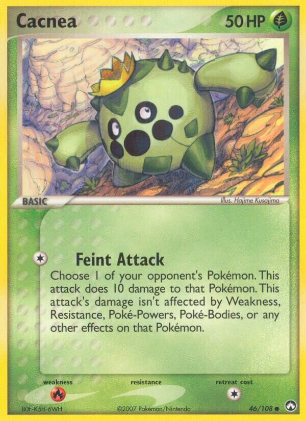 Cacnea 046/108 — EX Power Keepers (Italian Pokémon TCG card)