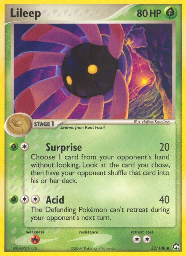 Lileep 052/108 — EX Power Keepers (Italian Pokémon TCG card)