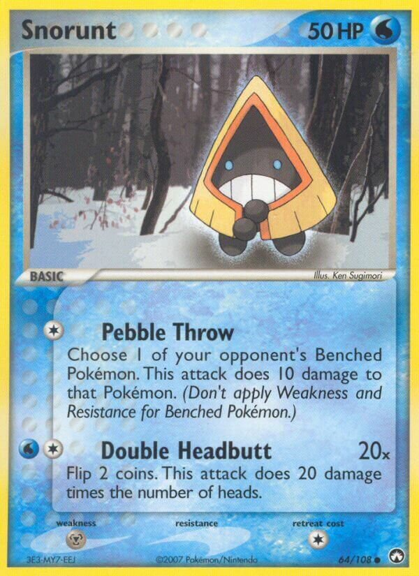 Snorunt 064/108 — EX Power Keepers (Italian Pokémon TCG card)
