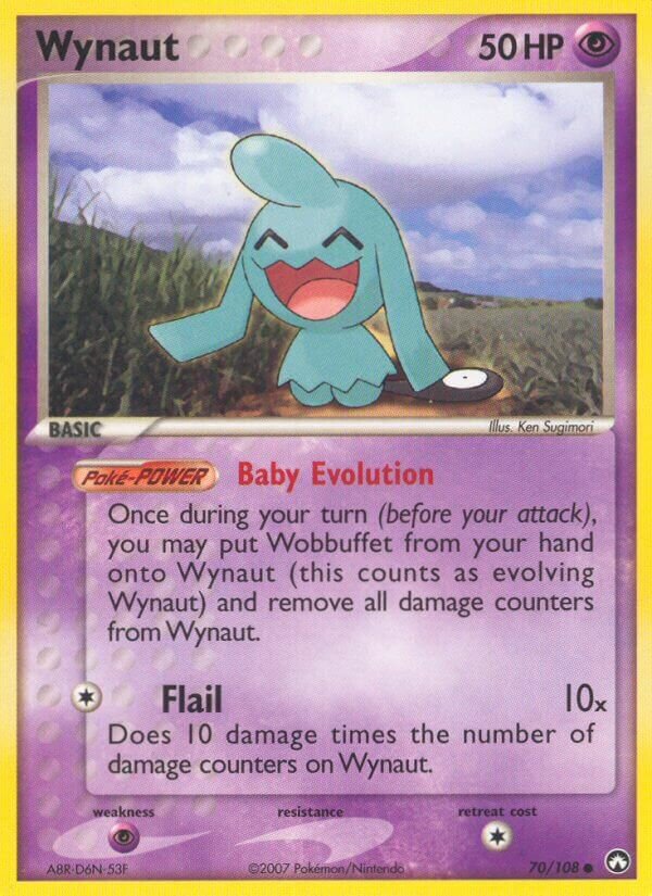 Wynaut 070/108 — EX Power Keepers (Italian Pokémon TCG card)