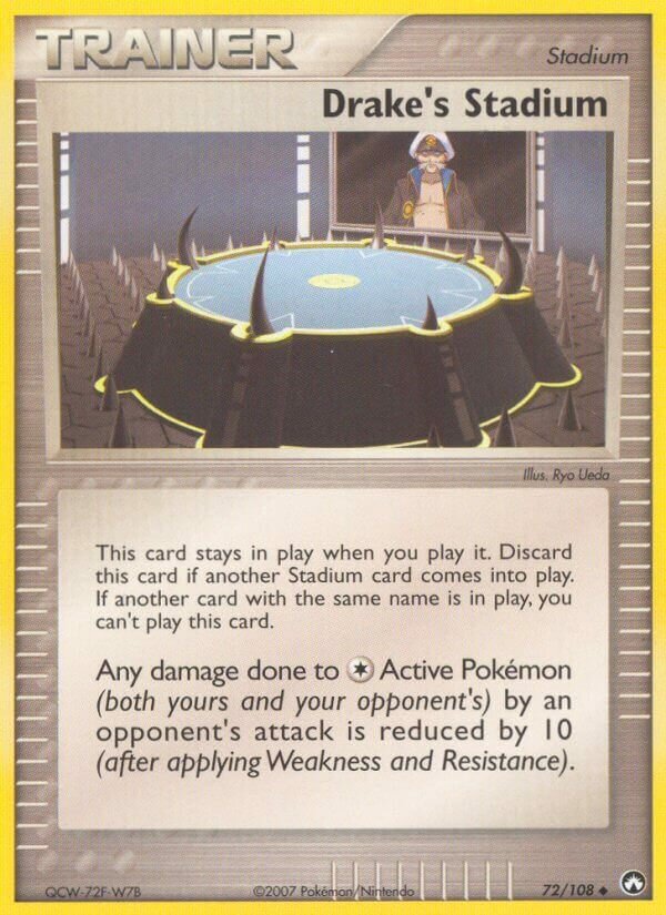 Drake's Stadium 072/108 — EX Power Keepers (Italian Pokémon TCG card)