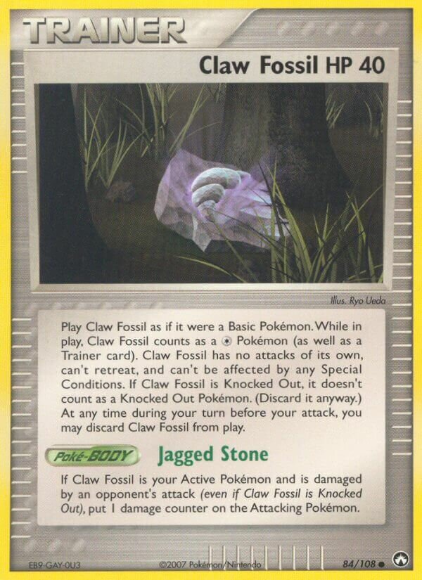 Claw Fossil 084/108 — EX Power Keepers (Italian Pokémon TCG card)