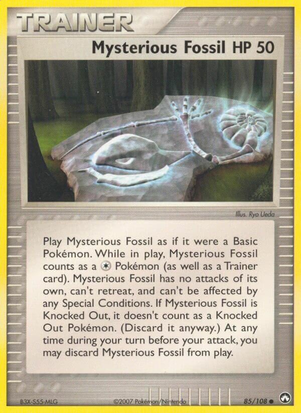 Mysterious Fossil 085/108 — EX Power Keepers (Italian Pokémon TCG card)