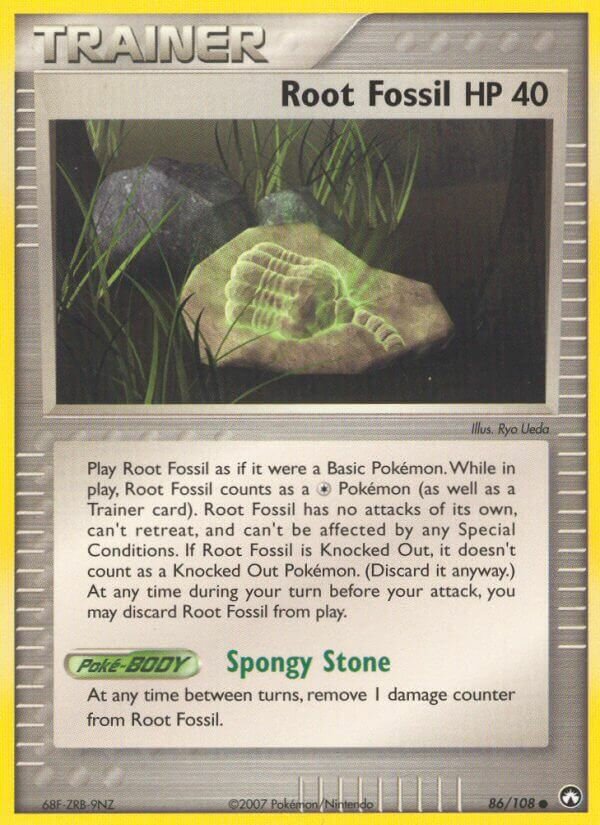Root Fossil 086/108 — EX Power Keepers (Italian Pokémon TCG card)