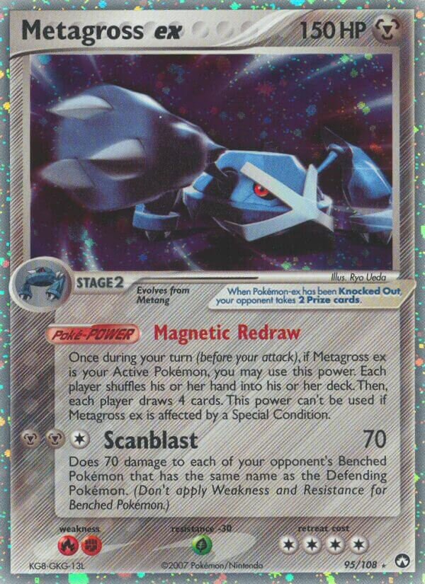 Metagross ex 095/108 — EX Power Keepers (Italian Pokémon TCG card)