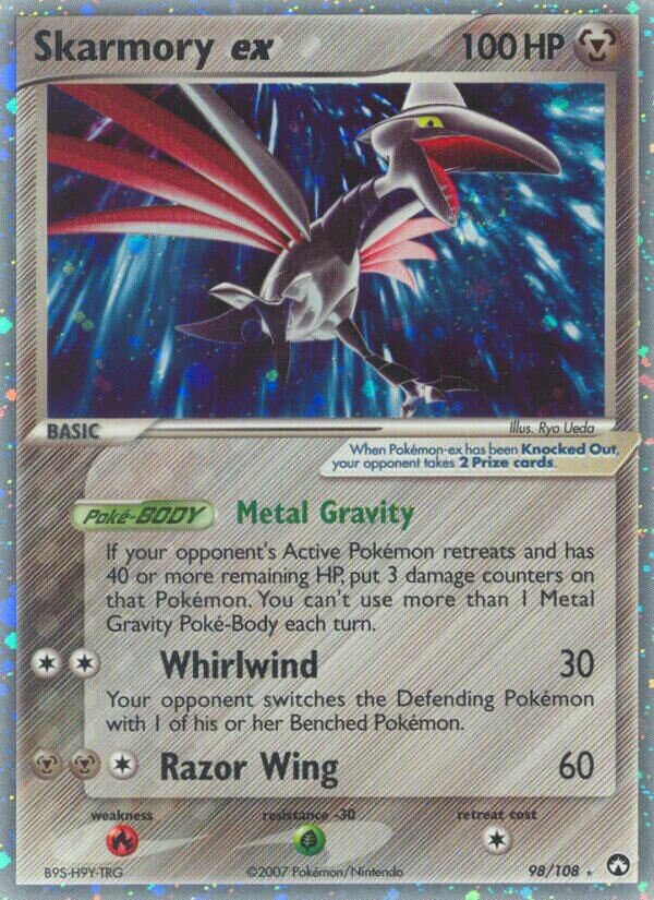 Skarmory ex 098/108 — EX Power Keepers (Italian Pokémon TCG card)