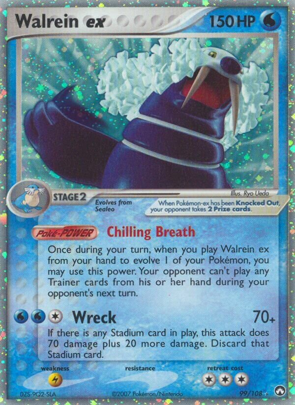 Walrein ex 099/108 — EX Power Keepers (Italian Pokémon TCG card)