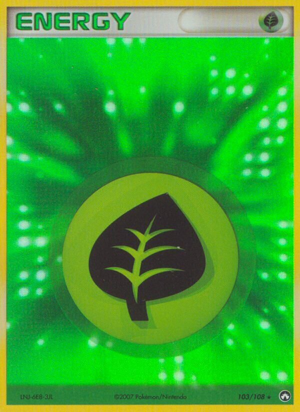 Grass Energy 103/108 — EX Power Keepers (Italian Pokémon TCG card)