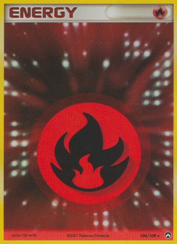 Fire Energy 104/108 — EX Power Keepers (Italian Pokémon TCG card)