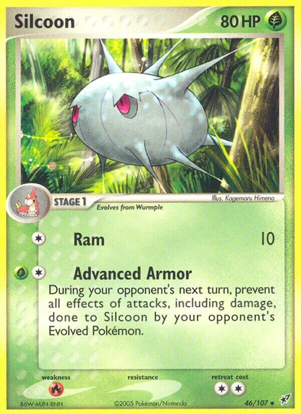 Silcoon 046/108 — EX Deoxys (Italian Pokémon TCG card)