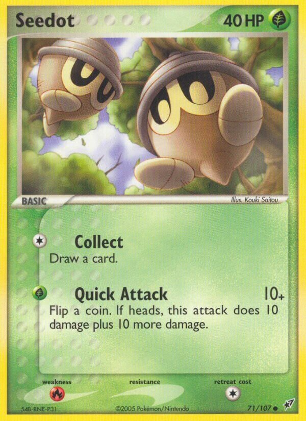 Seedot 071/108 — EX Deoxys (Italian Pokémon TCG card)