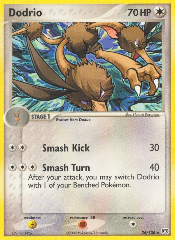 Dodrio 026/107 — EX Smeraldo (Italian Pokémon TCG card)