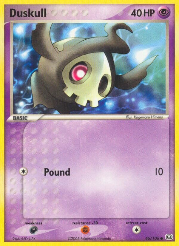 Duskull 046/107 — EX Smeraldo (Italian Pokémon TCG card)