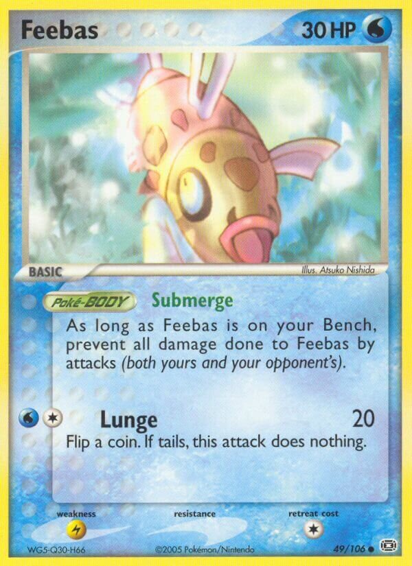 Feebas 049/107 — EX Smeraldo (Italian Pokémon TCG card)