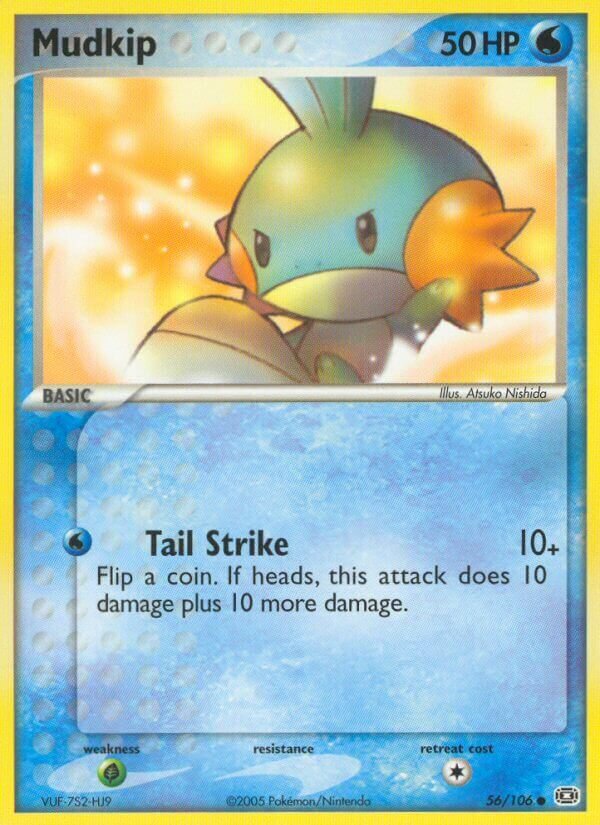 Mudkip 056/107 — EX Smeraldo (Italian Pokémon TCG card)