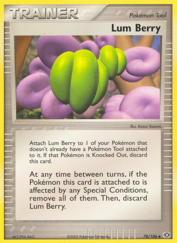 Lum Berry 078/107 — EX Smeraldo (Italian Pokémon TCG card)